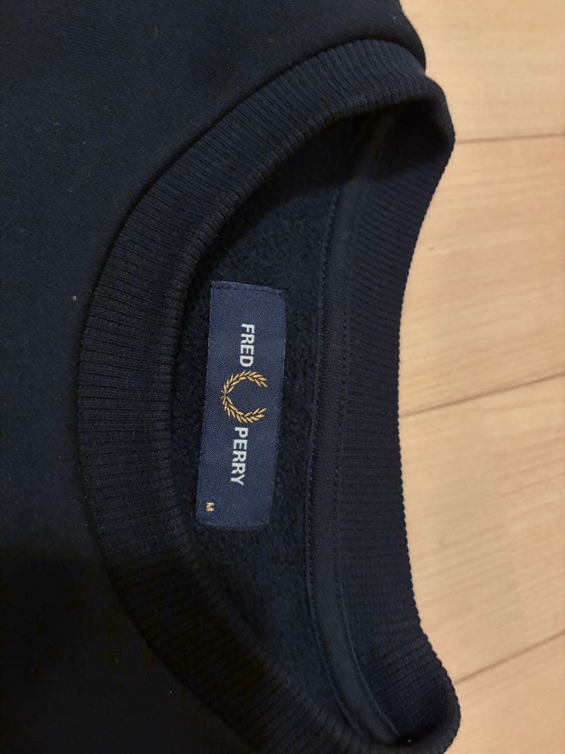 fredperry 裏起毛スウェット　ネイビー