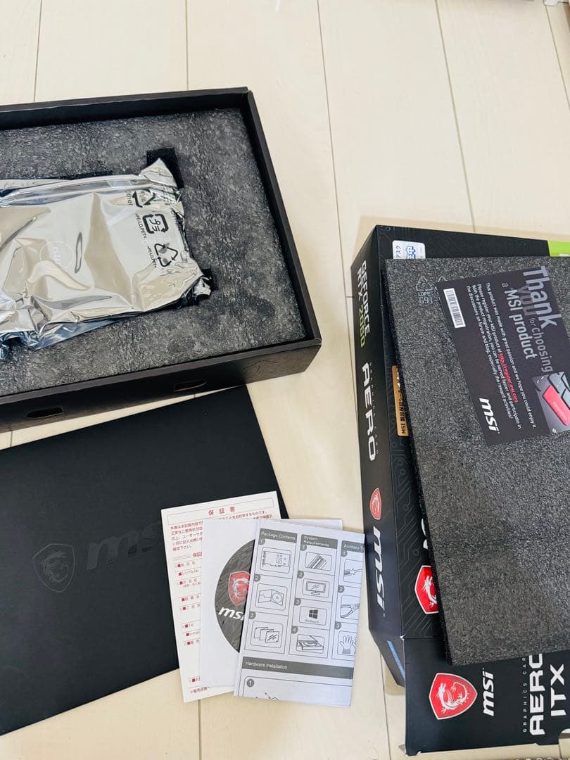 グラフィックボード・グラボ・ビデオカード RTX2060 GPU MSI AERO ITX