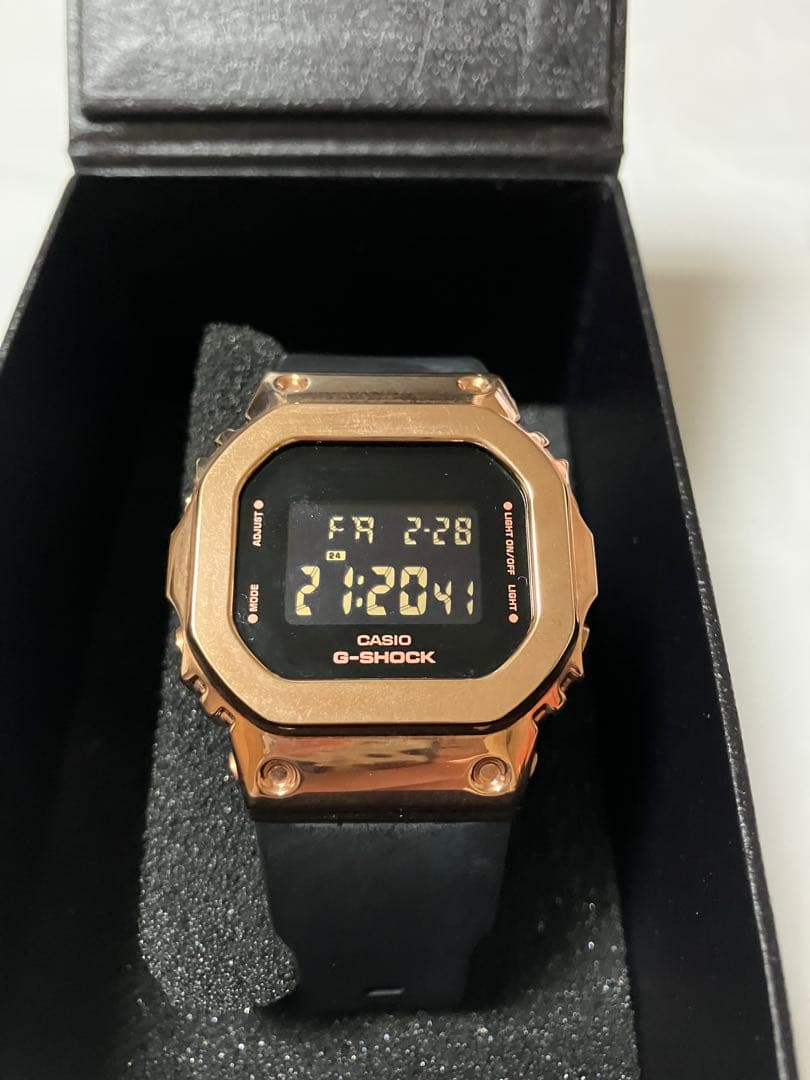 【未使用】G-SHOCK GM-S 5600PG-1JFピンクゴールド