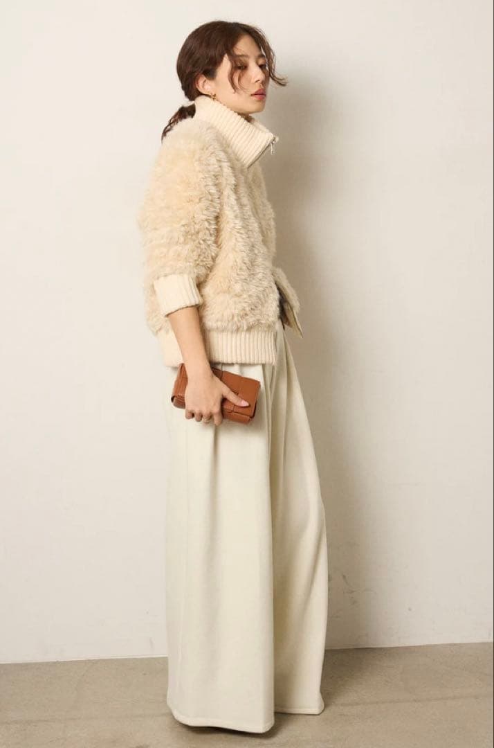 charm！！　エシカ　ハイネックボアブルゾン