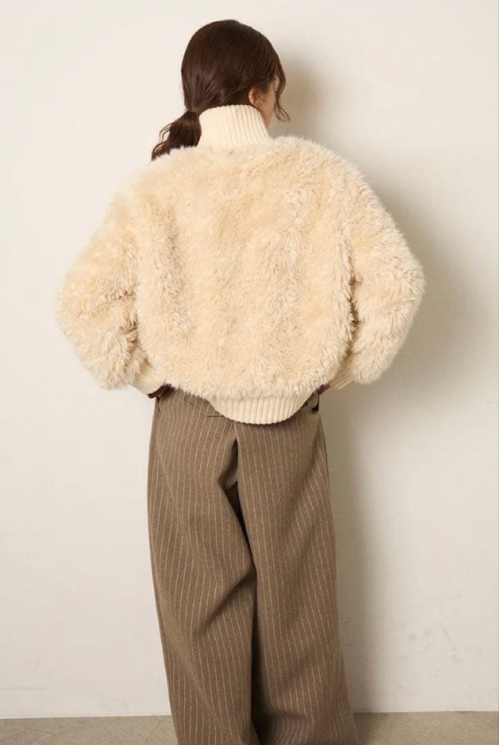 charm！！　エシカ　ハイネックボアブルゾン