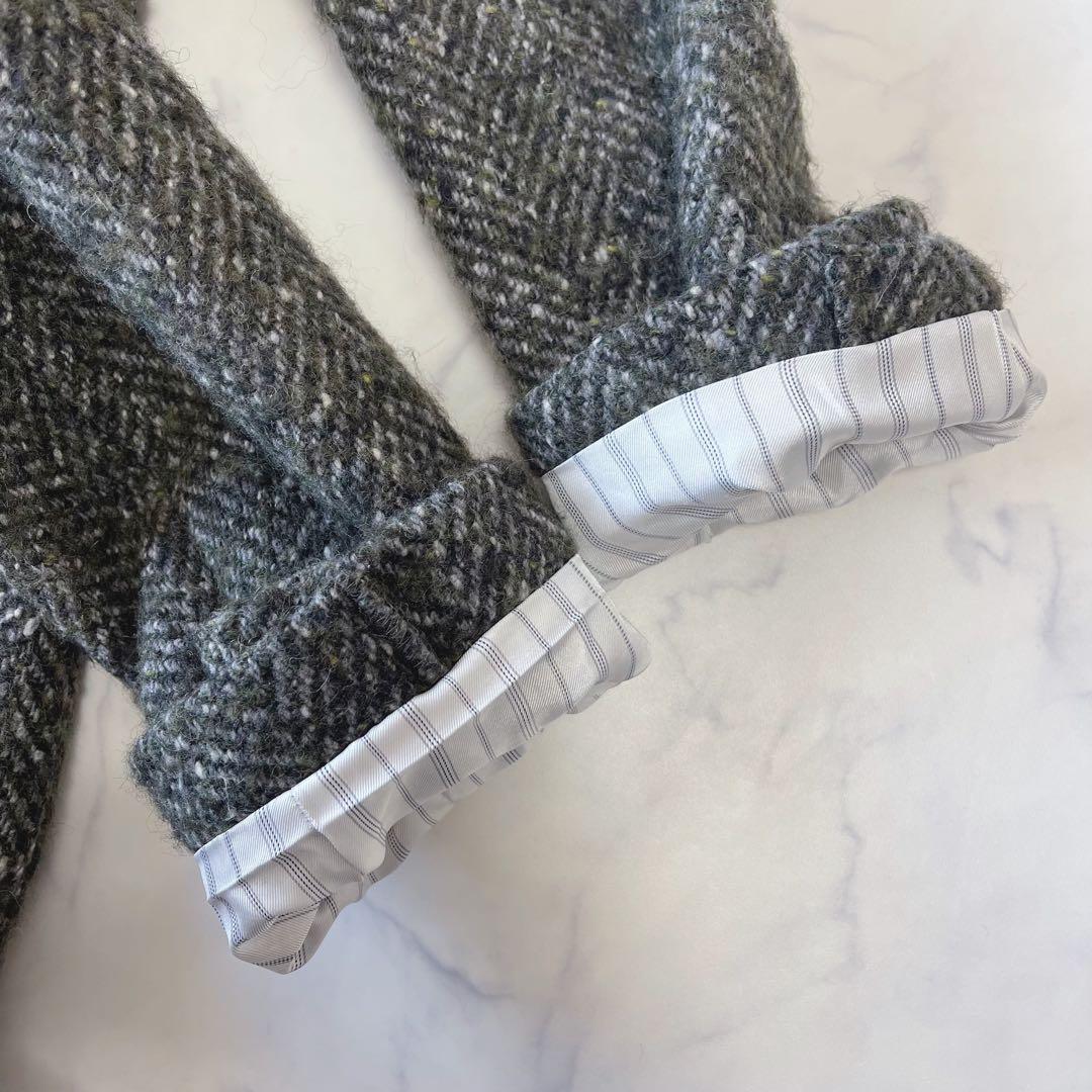 BEATING HEART イタリア生地 ツイード テーラードジャケット ウール