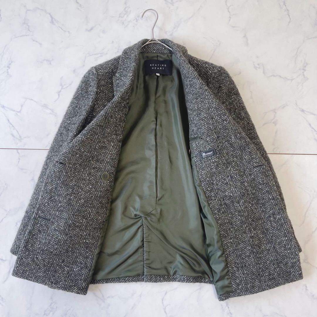 BEATING HEART イタリア生地 ツイード テーラードジャケット ウール