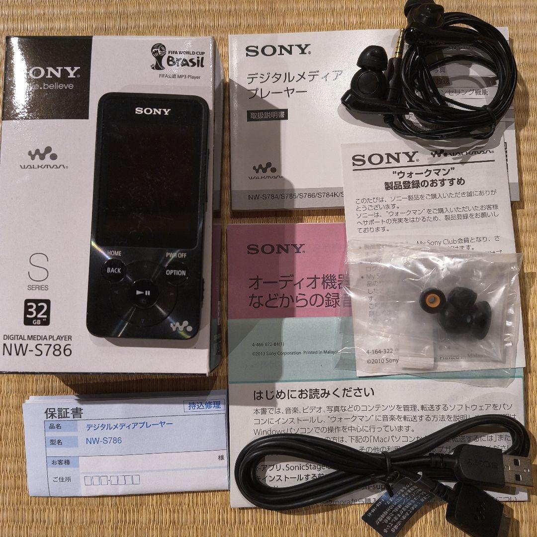 SONY NW-S786 32GB デジタルメディアプレーヤー