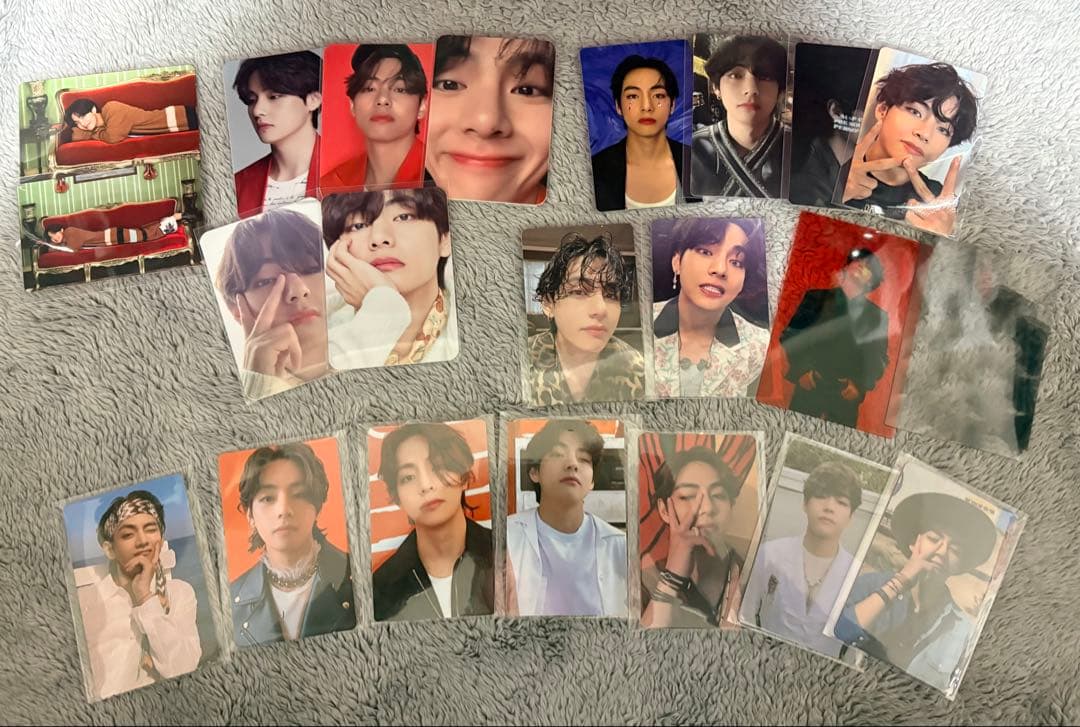 BTS V 完全公式品 封入・特典・ラキドロ全48枚セット