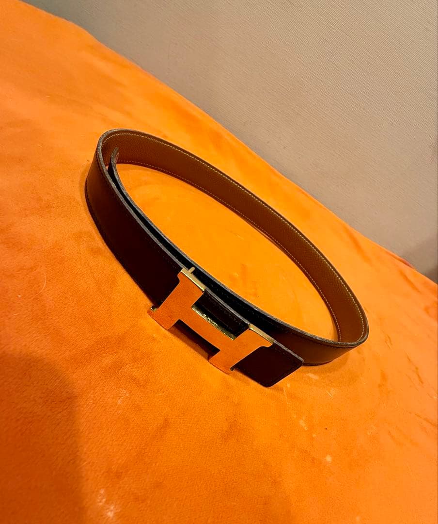 週末セール最終日！！！エルメスコンスタンスリバーシブルHベルトレディース