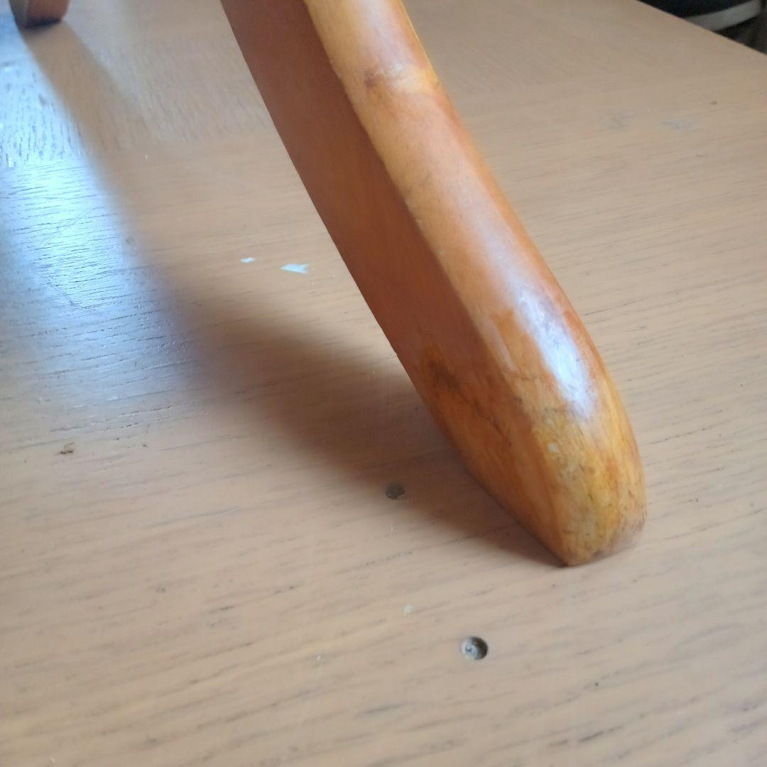 木製スタンドミラー 姿見 オーバル型 ナチュラル 全身鏡 自立式