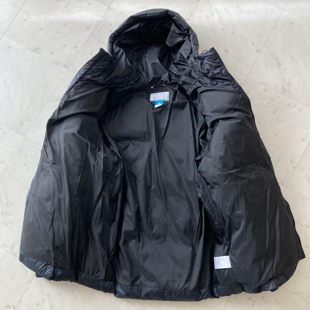 美品 columbia 中綿ダウン ジャケット ブルゾン XL 黒
