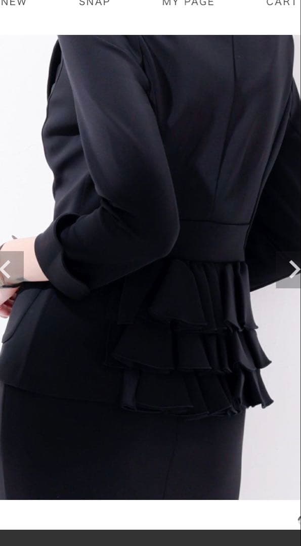 現行品☆レジィーナロマンティコ　BASIC バックフリルジャケット