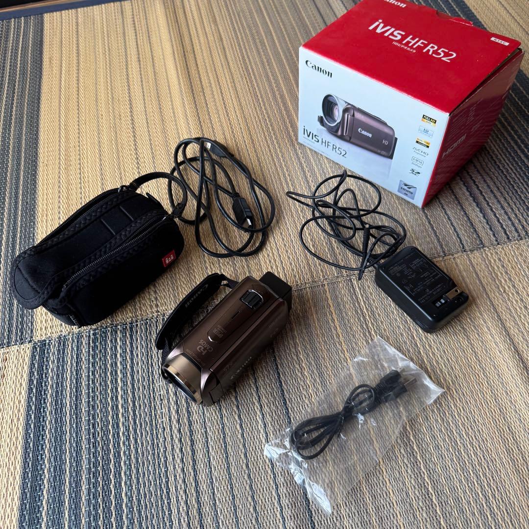 Canon キヤノン ビデオカメラ iVIS HF R52