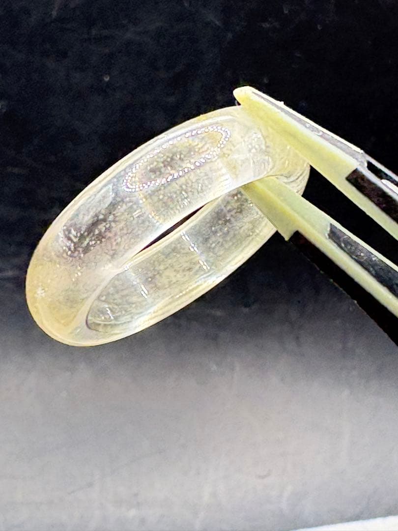 リビアングラスくり抜きリング21.5号