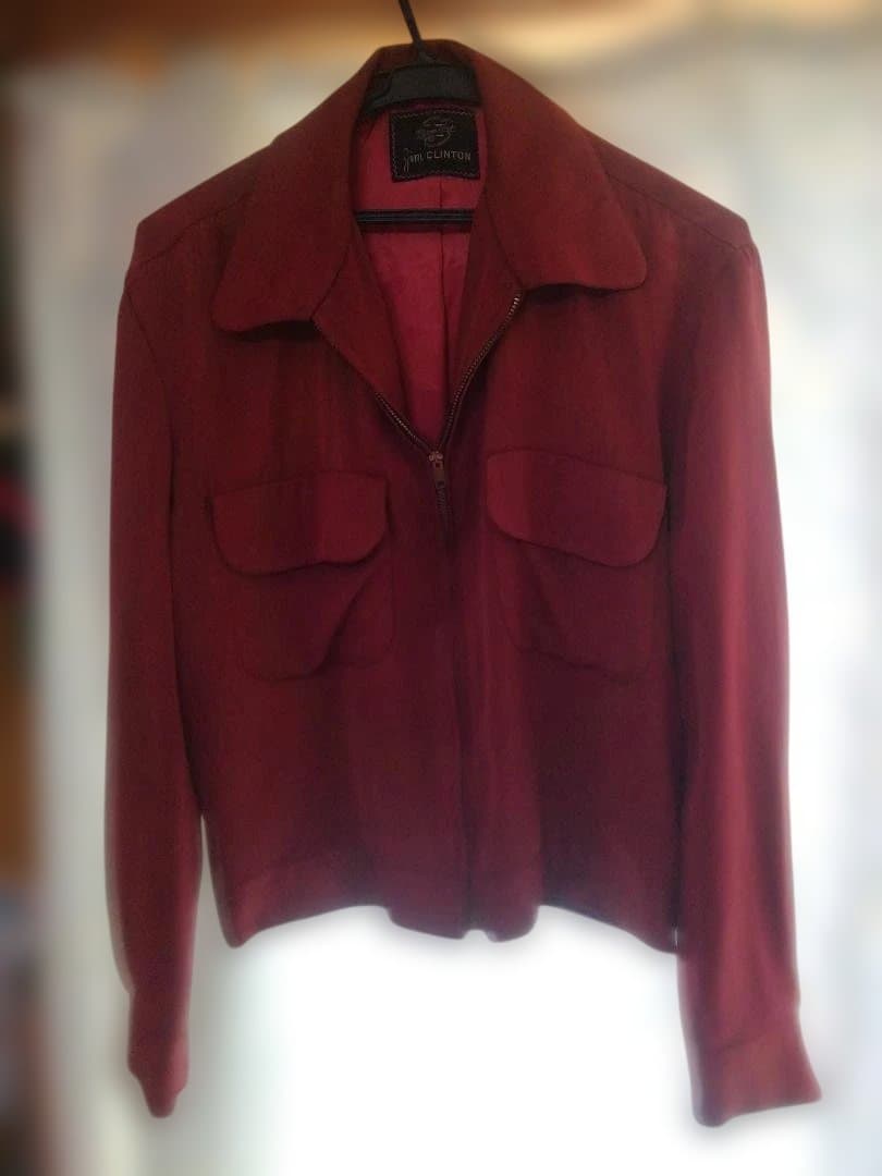 50sギャバジャン　ビンテージレーヨンギャバ