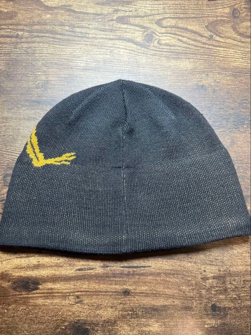 ARC'TERYX ニット帽 ブラック/イエロー