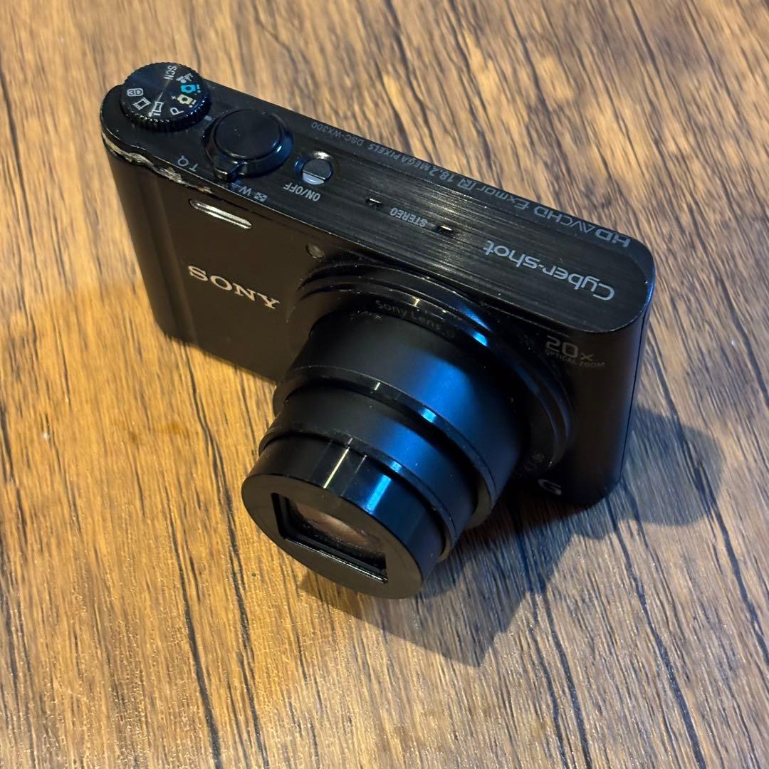 SONY Cyber-shot DSC-WX300 ブラック バッテリー付