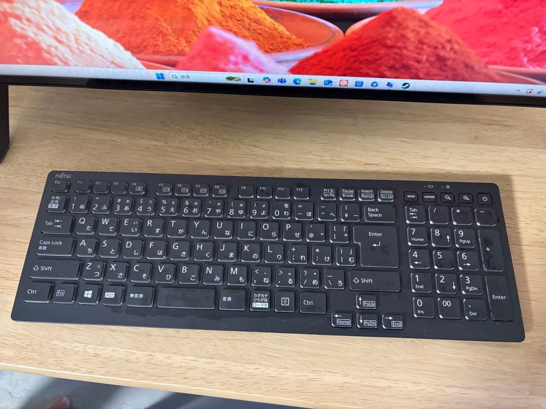 Fujitsu ワイヤレスキーボード システムモデル「FMVF77E3B」