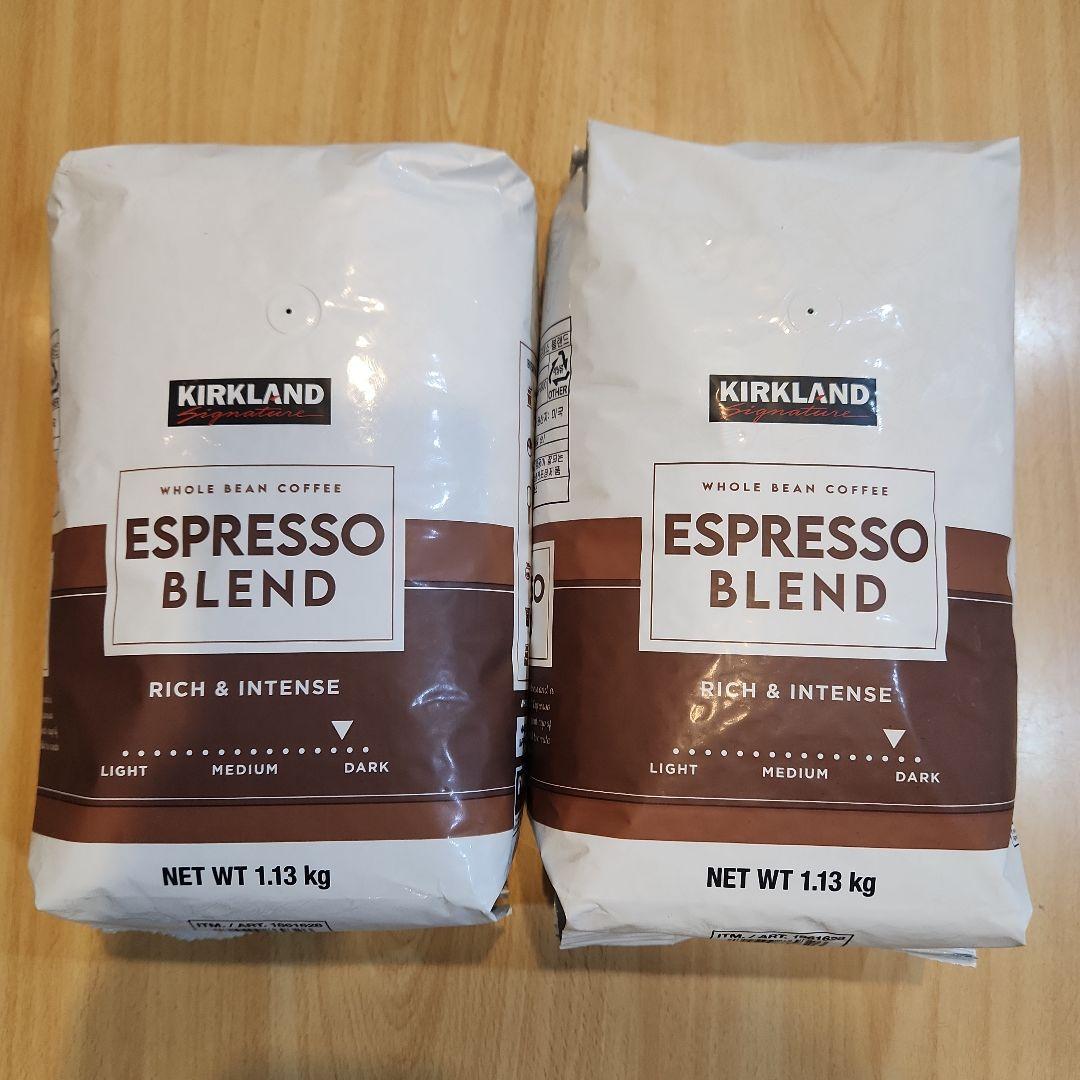 コストコ カークランド エスプレッソブレンド コーヒー豆 1.13kg ×4