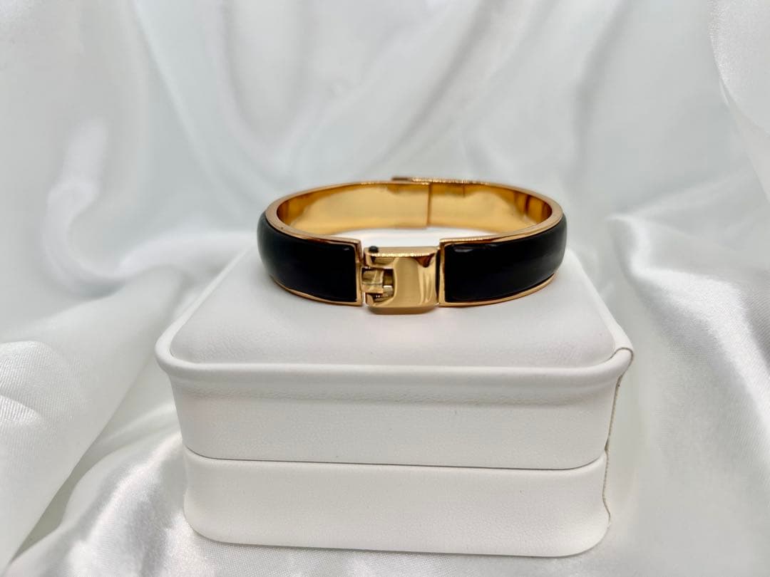 ◆美品 LOEWE ロエベ バングル ブレスレット レザー ロゴ