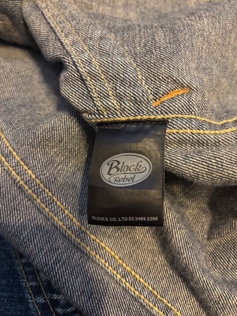 ルードギャラリー ブラックレーベル　デニムジャケット　サイズL