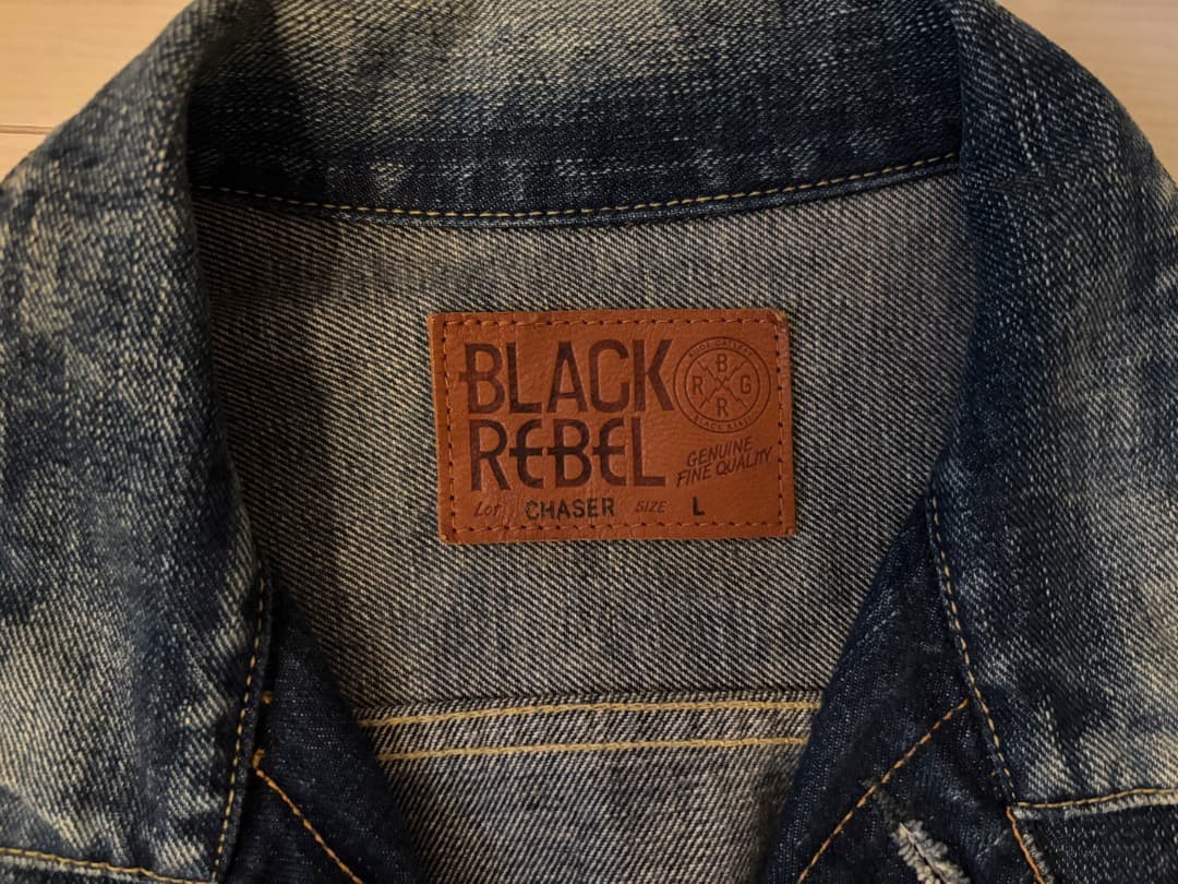 ルードギャラリー ブラックレーベル　デニムジャケット　サイズL
