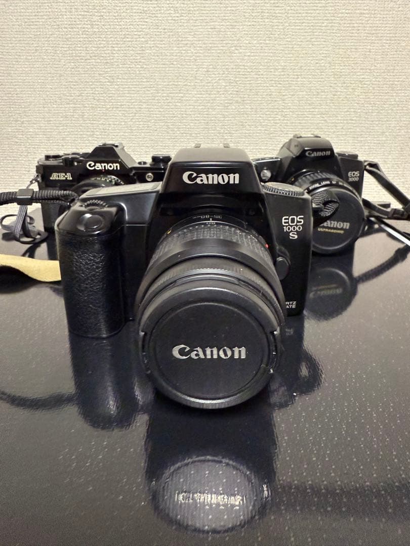 Canon フィルムカメラ 3台　レンズ 3