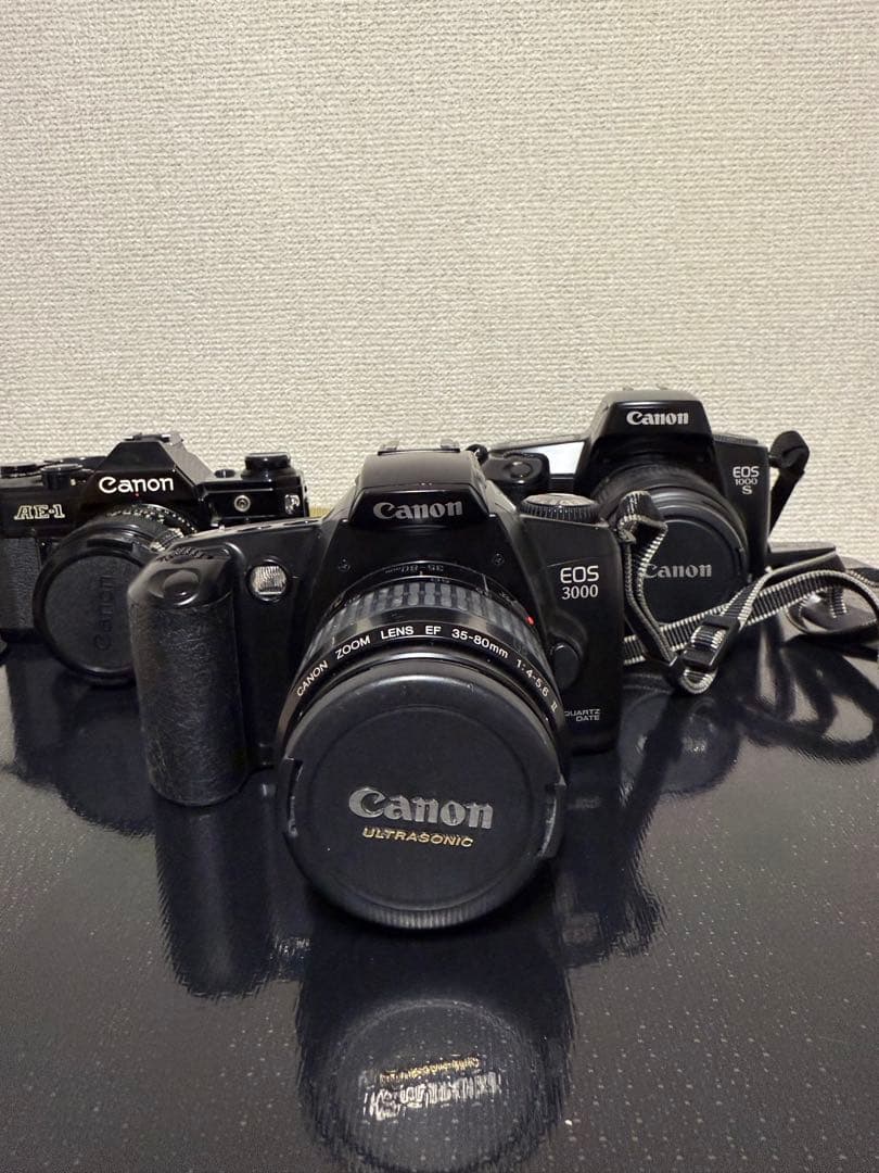 Canon フィルムカメラ 3台　レンズ 3