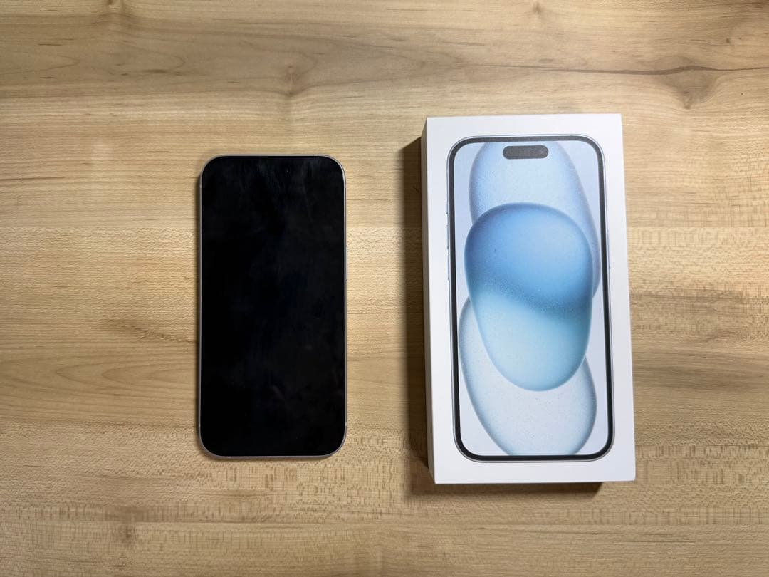 【箱付き】iPhone15 125G ブルー SIMフリー