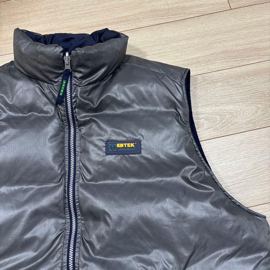 EBTEK リバーシブルグースダウンベスト