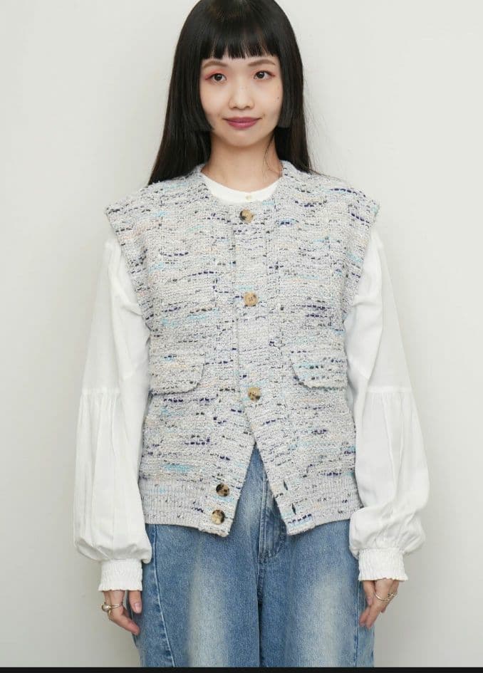 COOHEM　KASURI TWEED コーヘンツイードベスト日本製