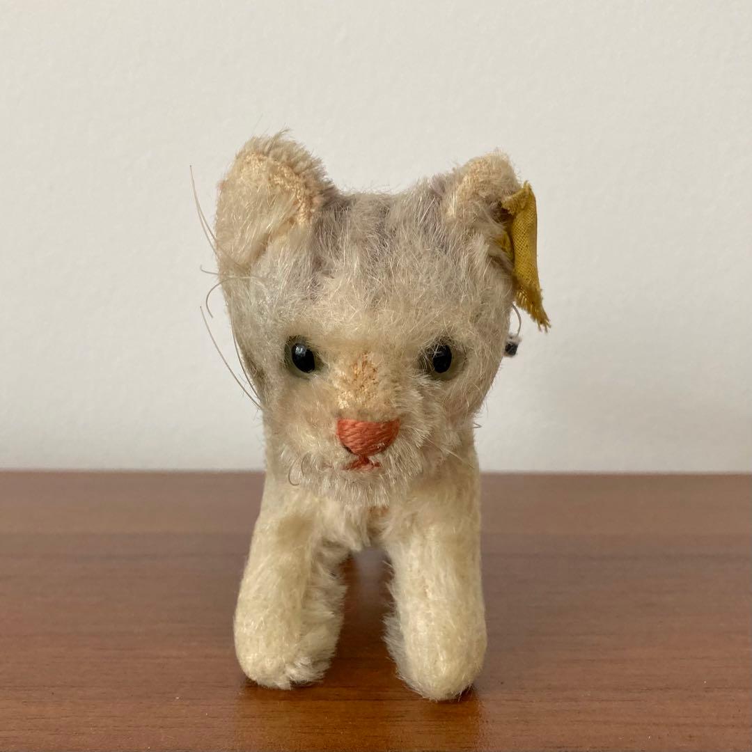 オールドシュタイフ　シュタイフ　子猫　tabby　ドイツ　ヴィンテージ