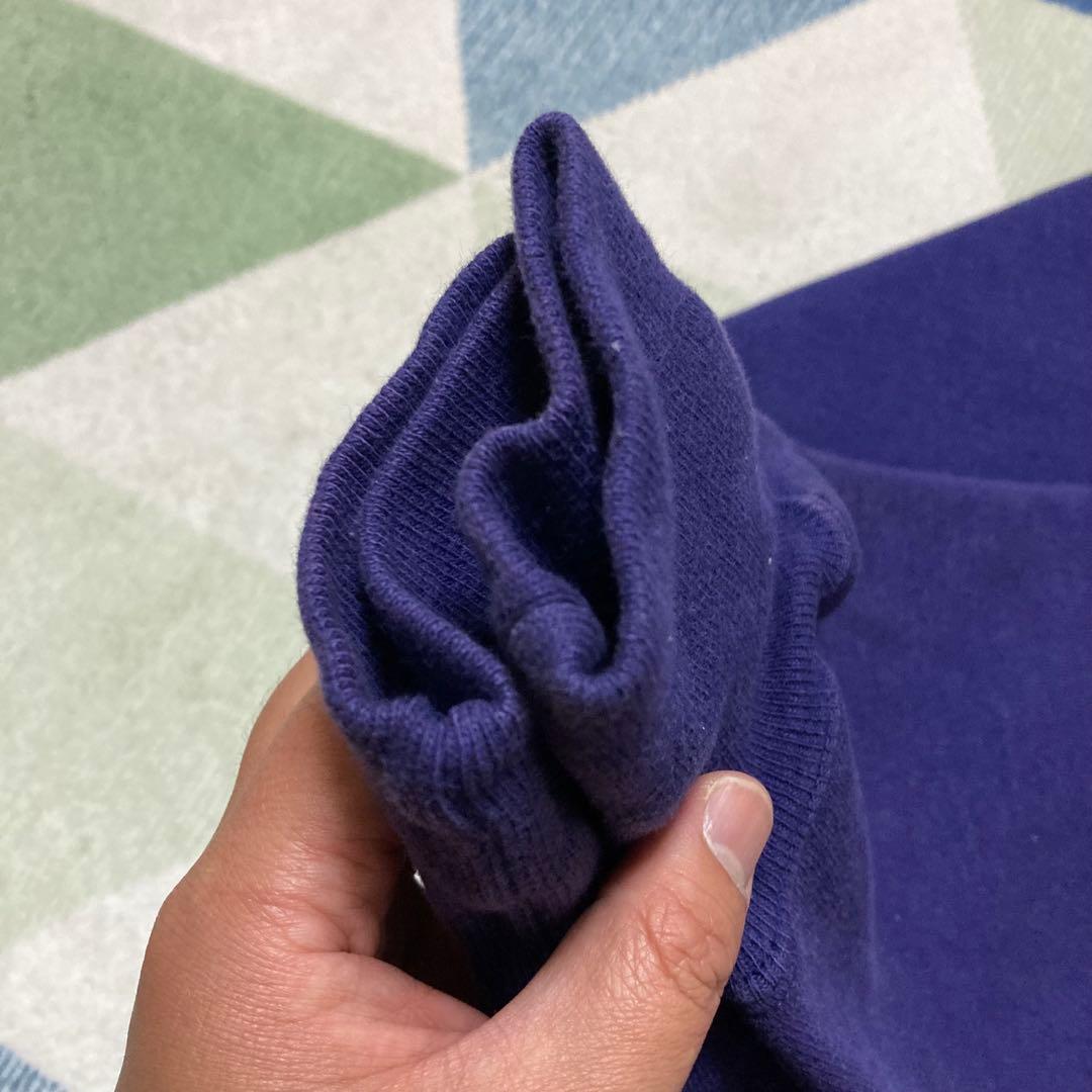 90s Championパープル リバースウィーブ刺繍タグ Lサイズ メキシコ製