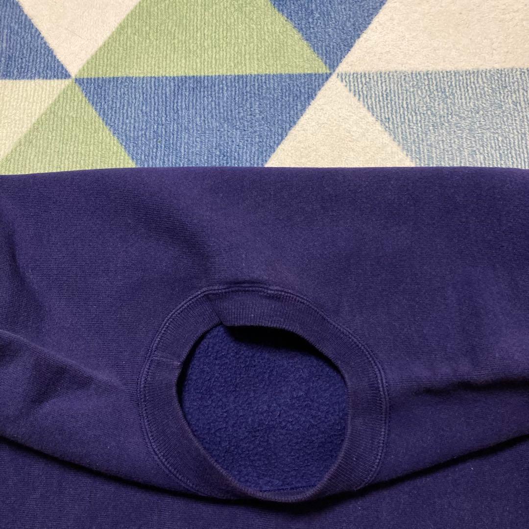 90s Championパープル リバースウィーブ刺繍タグ Lサイズ メキシコ製