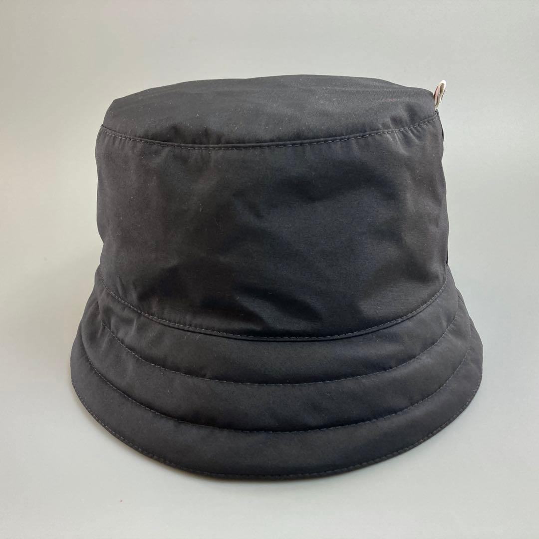 新品 未使用 MONCLER モンクレール バケットハット 帽子 メンズ 黒