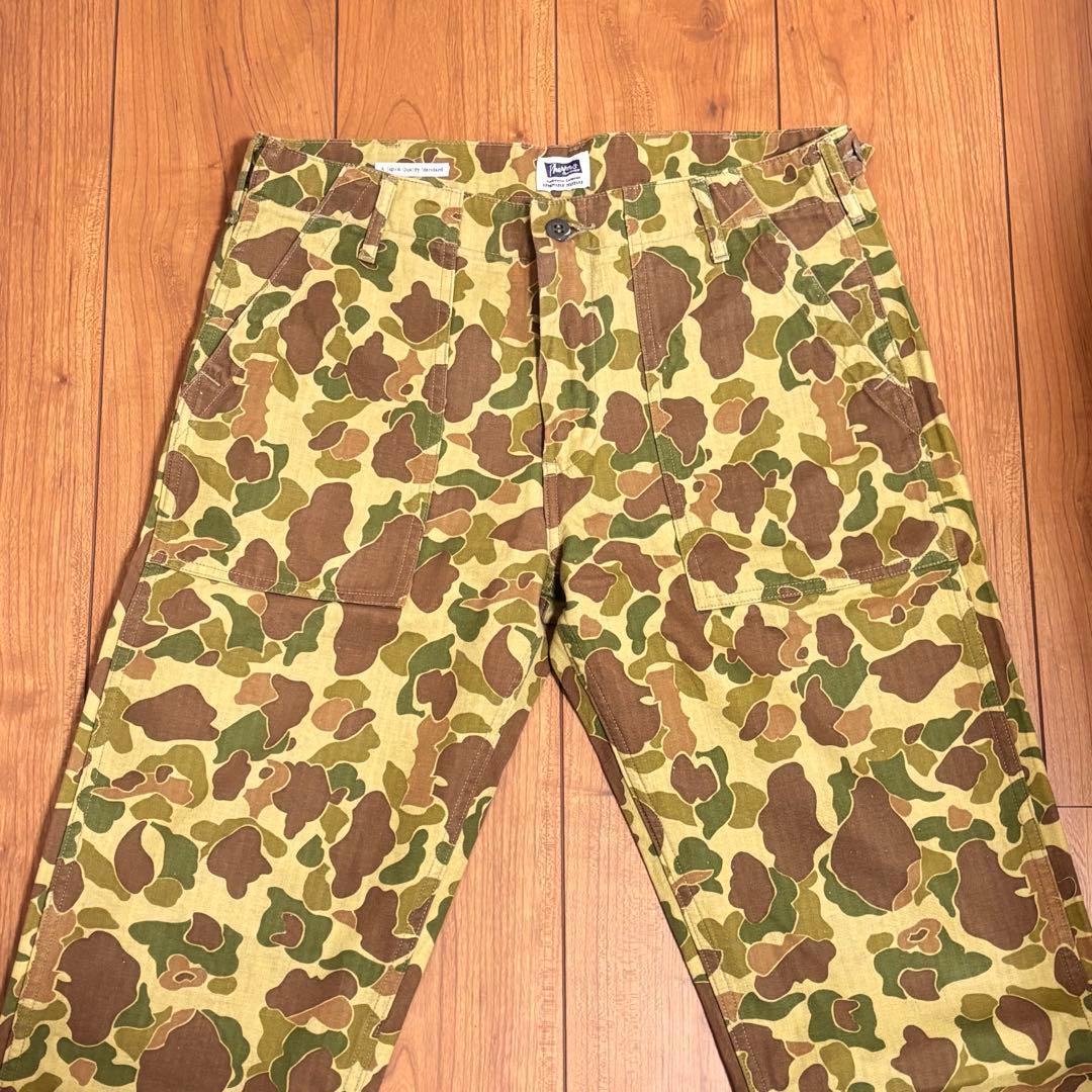 【極美品】フェローズ M カモフラ 迷彩 ユーティリティ　ベイカー