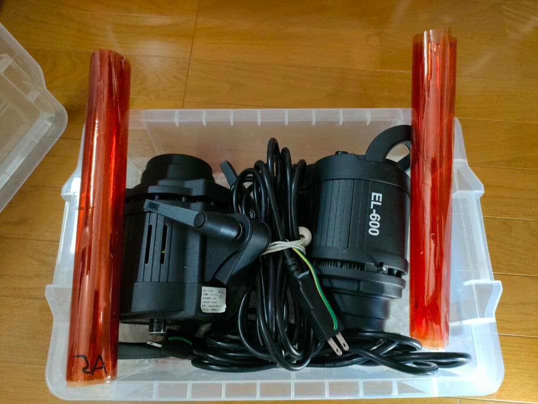 MANDA EL-600 LEDライト2個　自然光　タングステン用フィルター付き