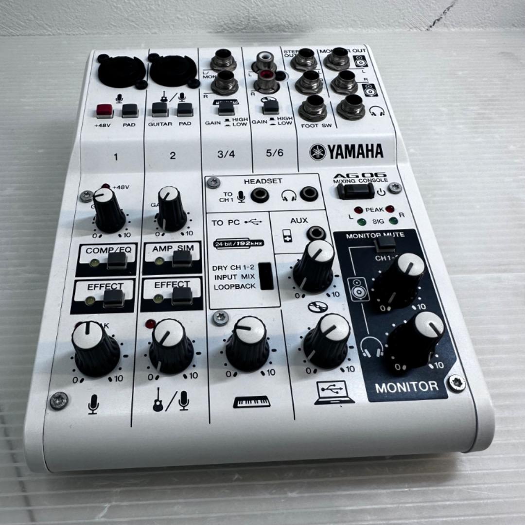【美品】YAMAHA AG06 オーディオインターフェース 配信 ライブ実況