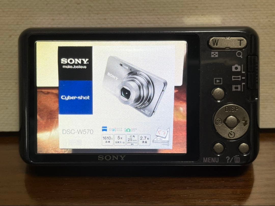 ★ SONY Cyber-shot DSC-W570 パープル バイオレット