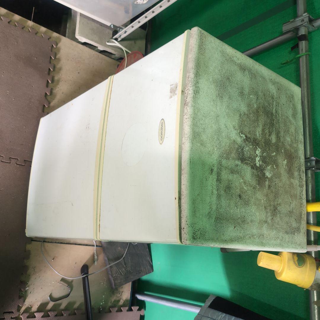 ホワイト 2ドア冷蔵庫 上部冷凍室