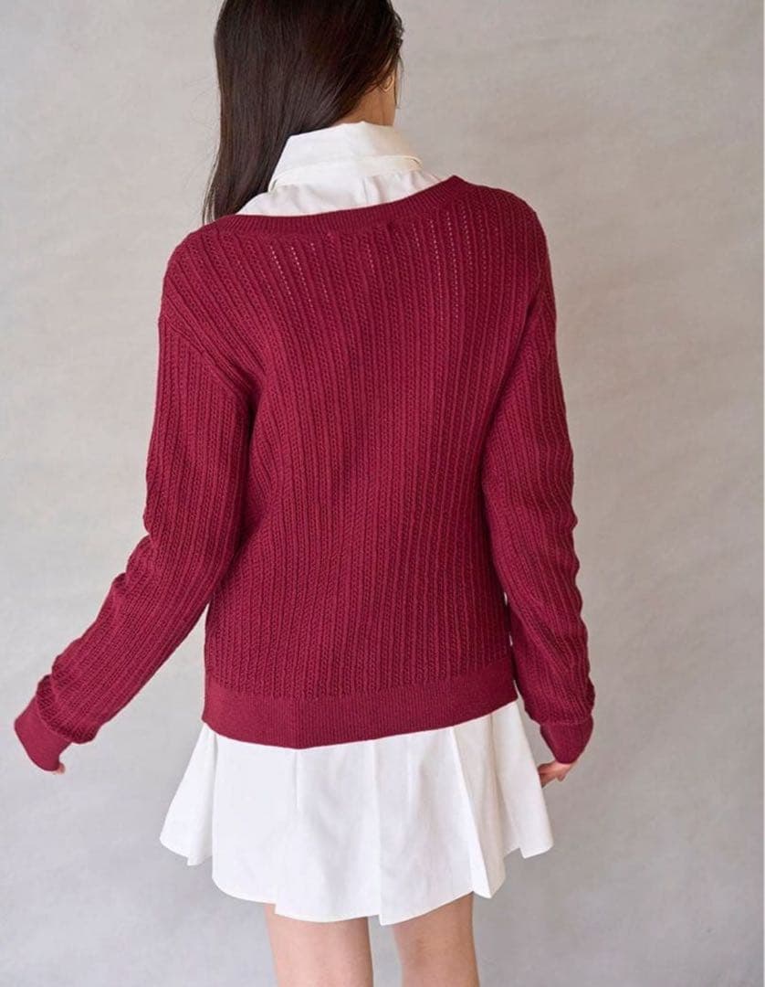 【本日削除】SNIDEL シャツコンビチュニック