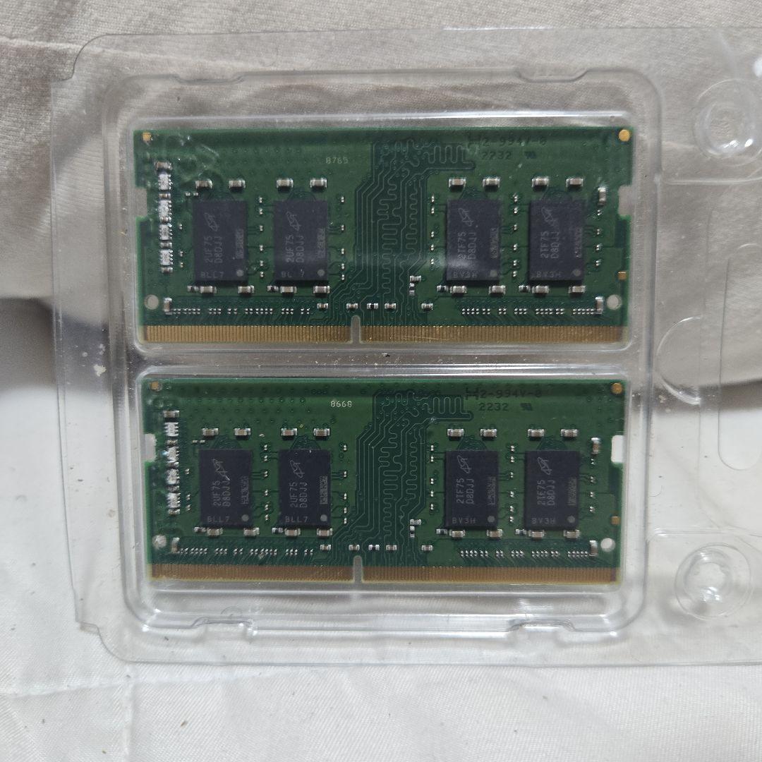 さ*催様 Kingston 16GB DDR4-3200 SODIMM【2枚セッ