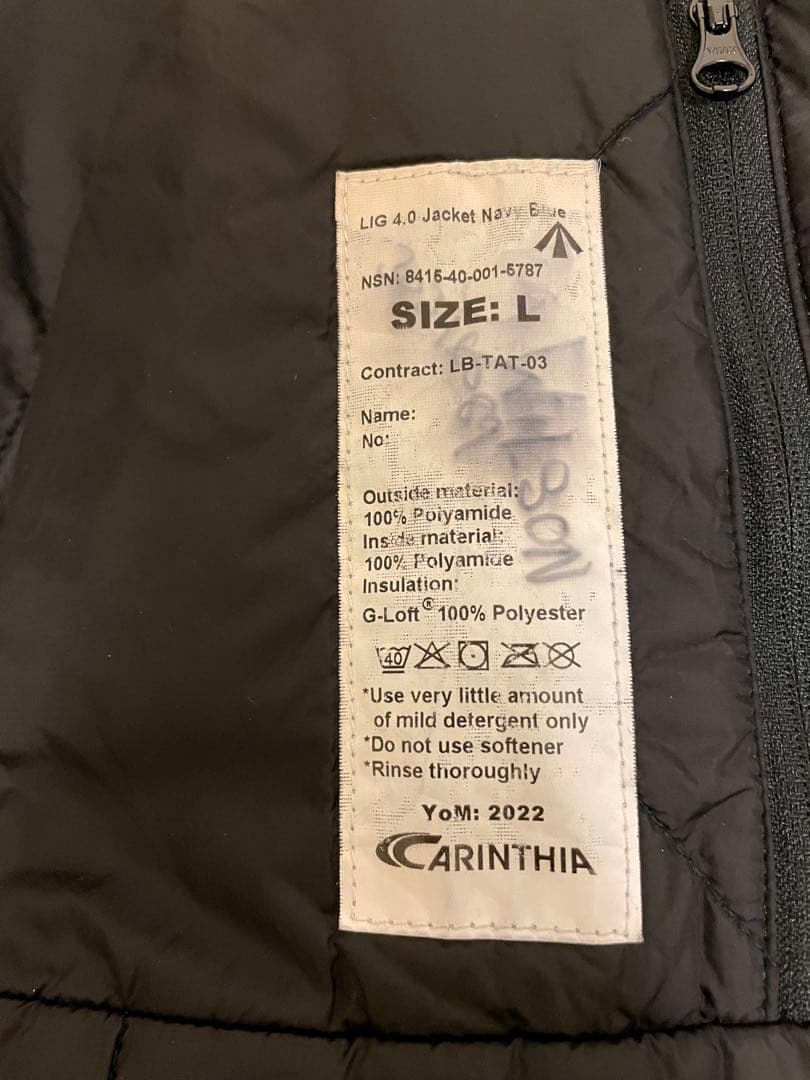 ジャケット・アウター  Navy Thermal Jacket PCS Carinthia