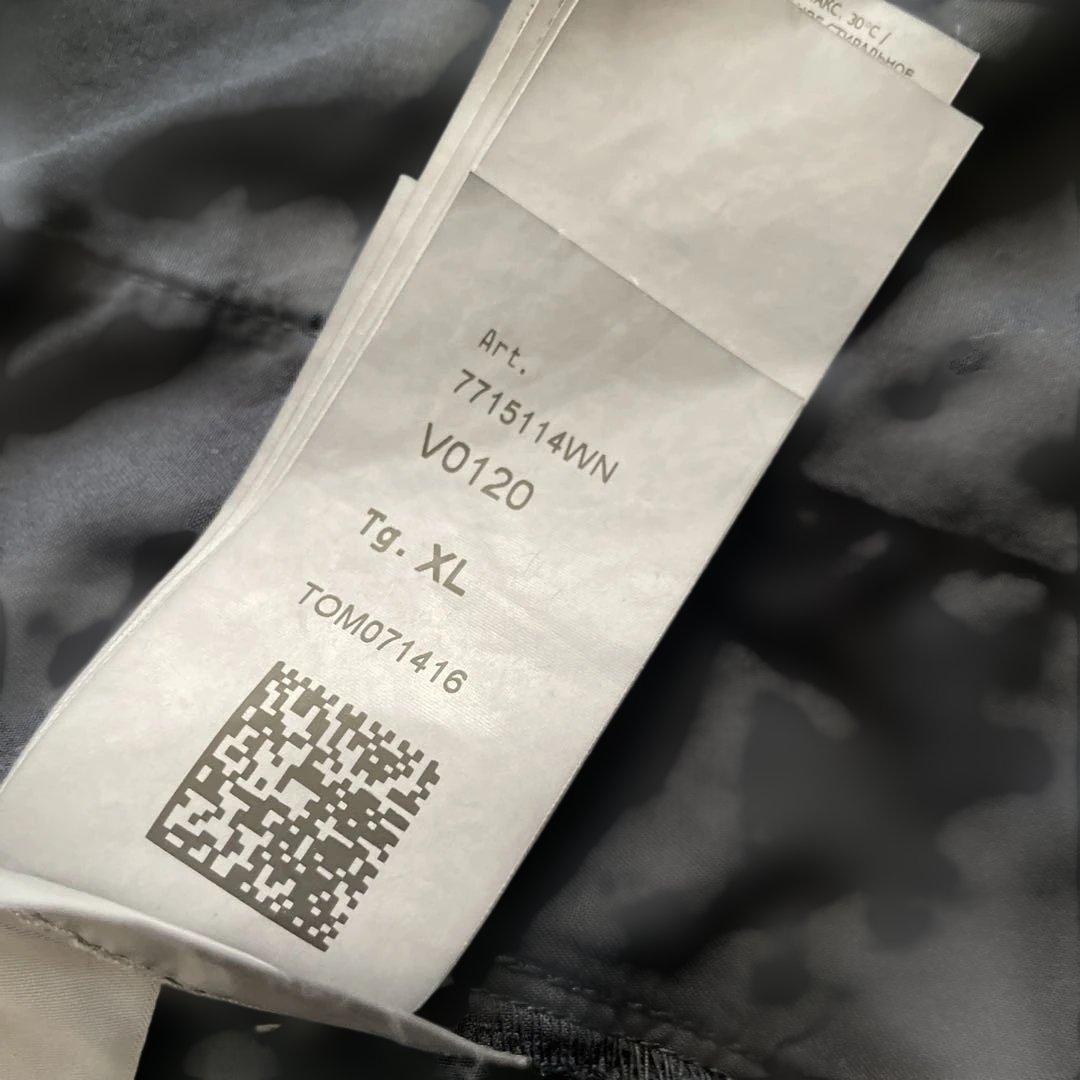 STONE  フードシャツジャケット ネイビー　XL