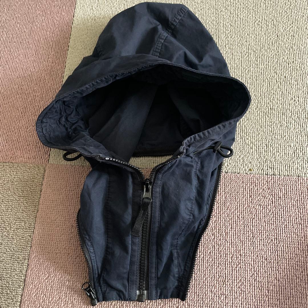 STONE  フードシャツジャケット ネイビー　XL