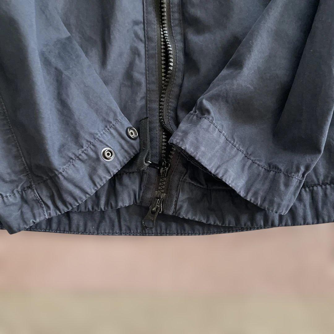 STONE  フードシャツジャケット ネイビー　XL