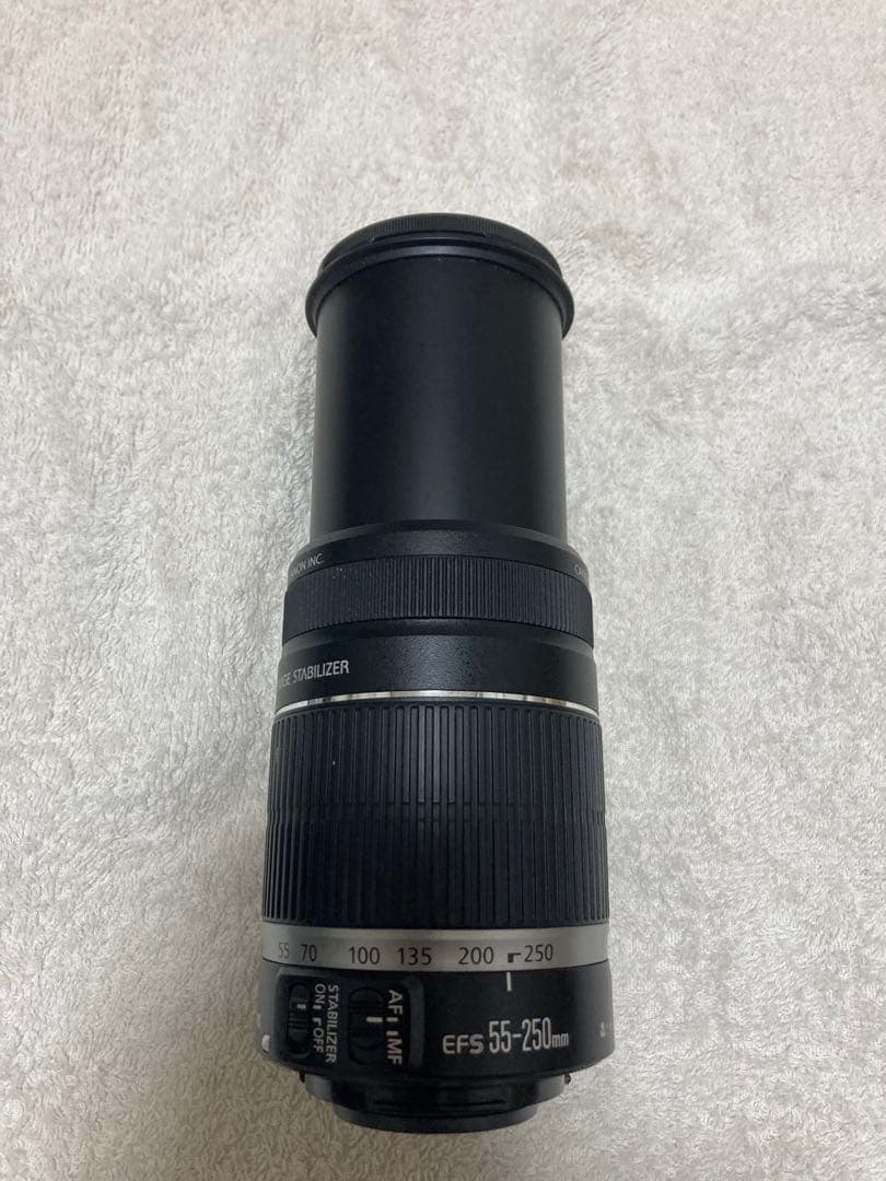 Canon EF-S 55-250mm & EF 50mm レンズセット