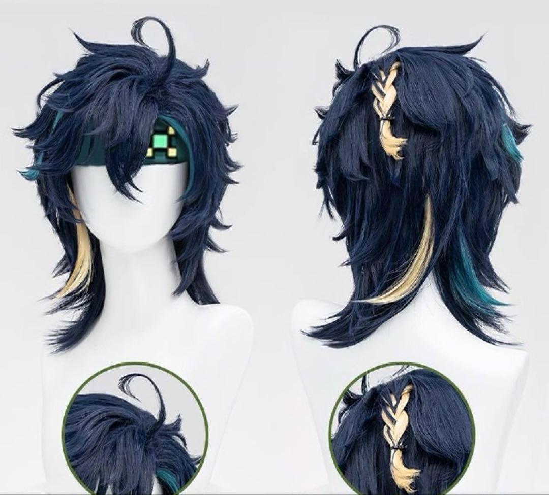 【即納フルセット】 原神 キィニチ コスプレ 衣装+ウィッグ+靴