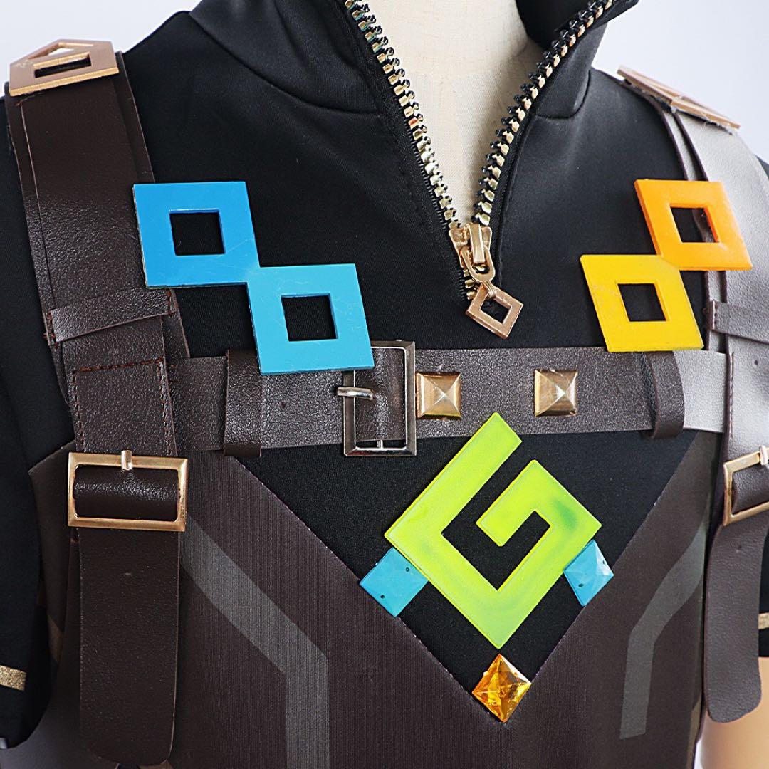 【即納フルセット】 原神 キィニチ コスプレ 衣装+ウィッグ+靴