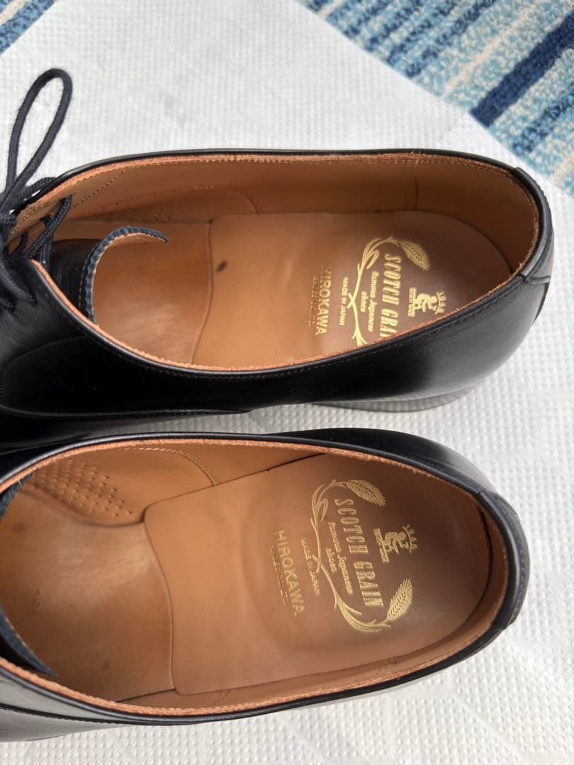 スコッチグレイン 3526 革靴　ドレスシューズ　ブラック 26.5cm