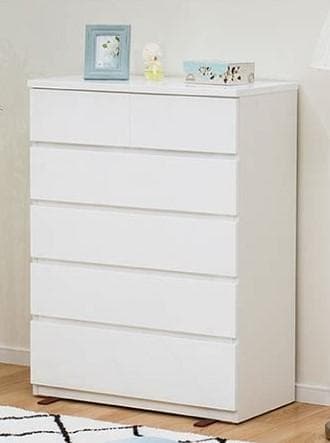 ☆未開封 ニトリ ハイチェスト フォウ 5段 FOW 80HC-WH タンス