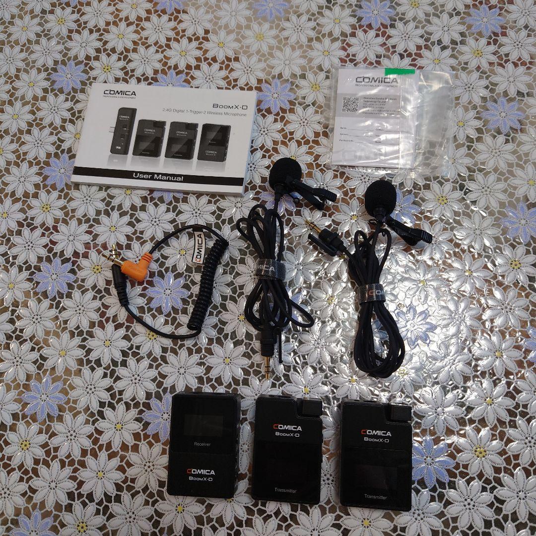 Comica BoomX-D2 外付けマイク2.4Gデジタル無線マイクロホン