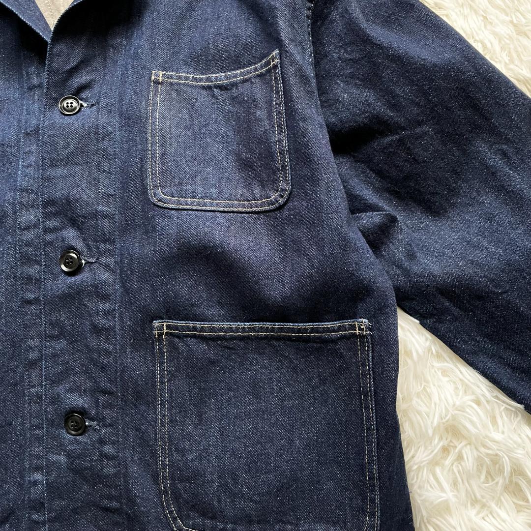 デニムカバーオール sizeFREE　Indigo　かぐれ